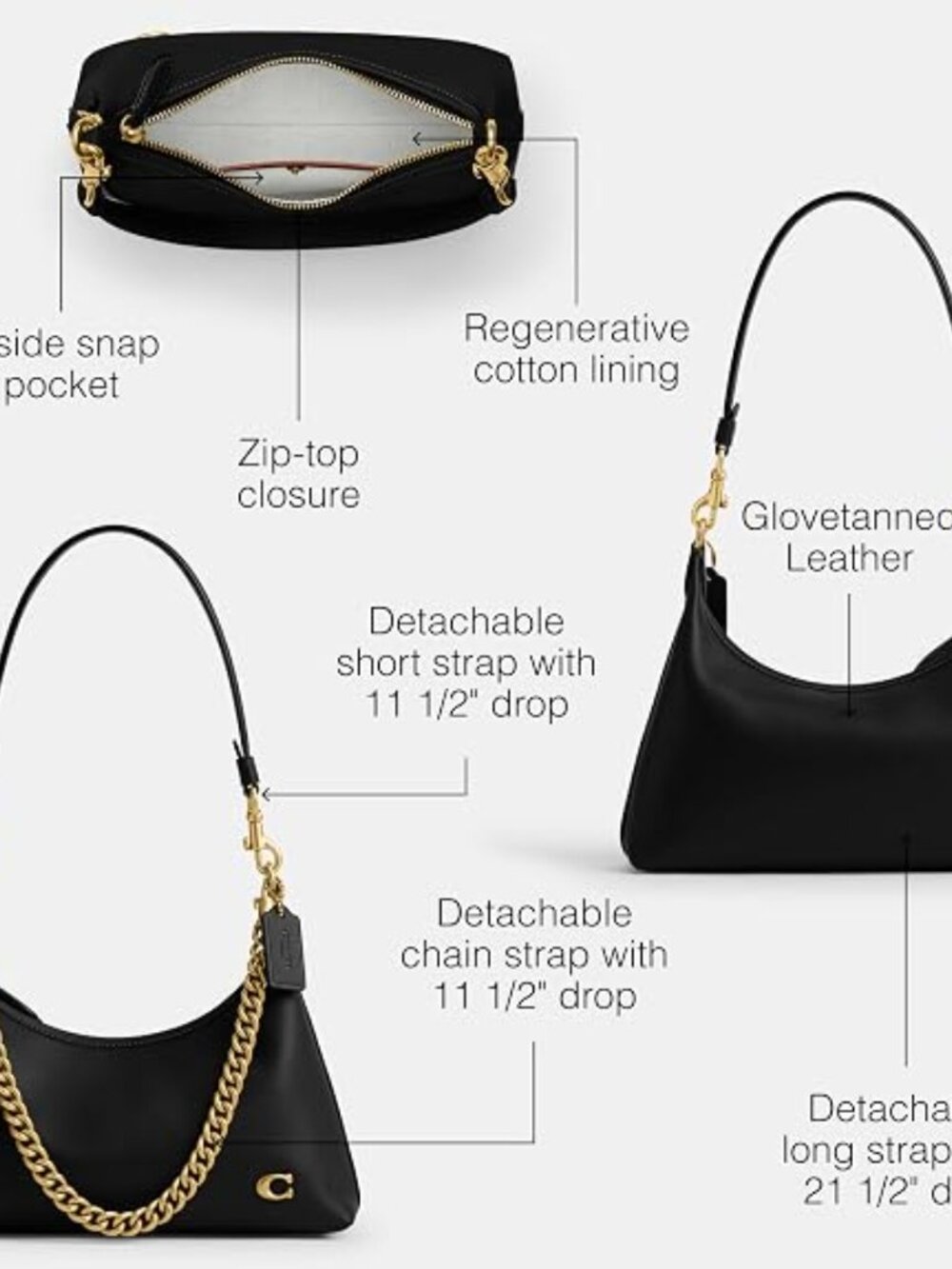 COACH Juliet Shoulder Bag 25 - Picture 2 of 4